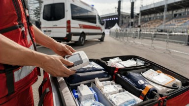 Дежурство скорой на мероприятиях в Кропоткине