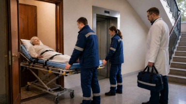 Транспортировка больных после выписки в Кропоткине