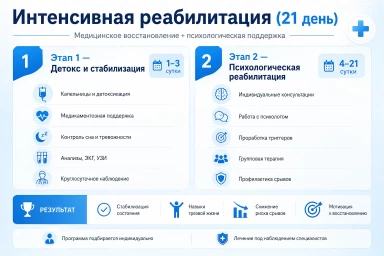 Реабилитация за 21 день в Кропоткине